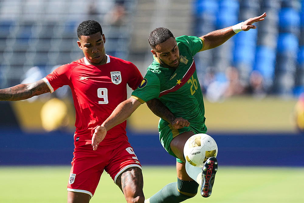 CONCACAF Gold Cup Soccer Group C match Panama vs Guadeloupe: Eduardo Guerrero