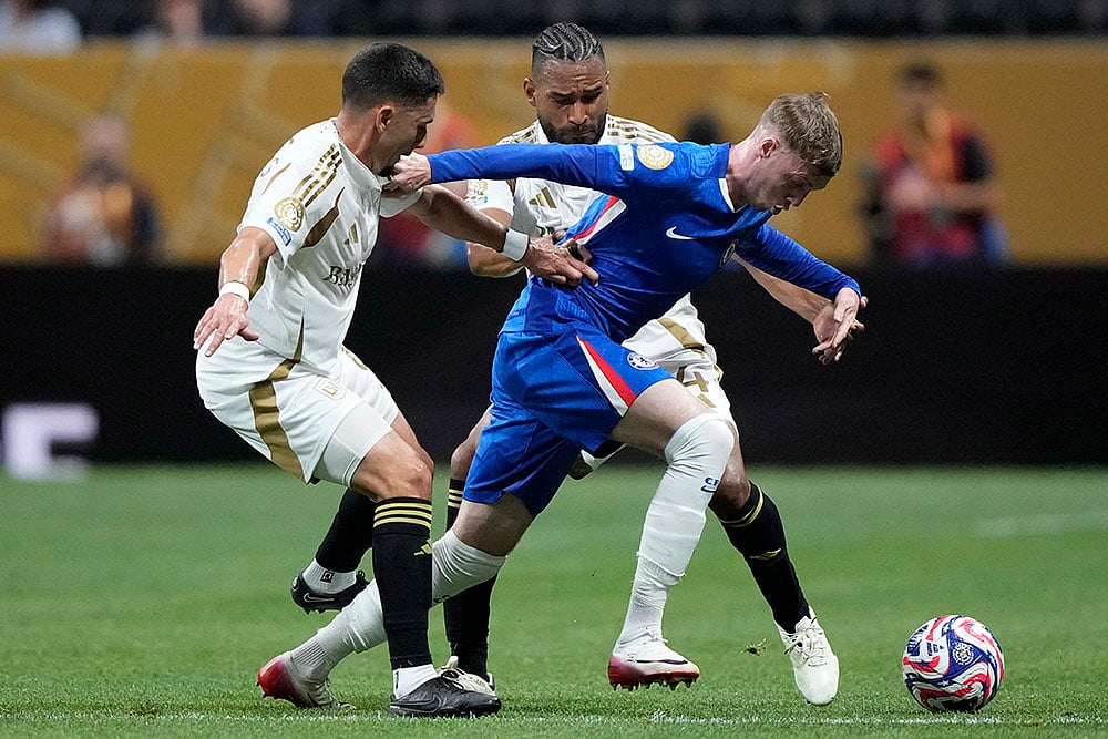 Cole Palmer Chelsea vs Los Angeles FC FIFA Club World Cup 2025 Group D match AP Photo