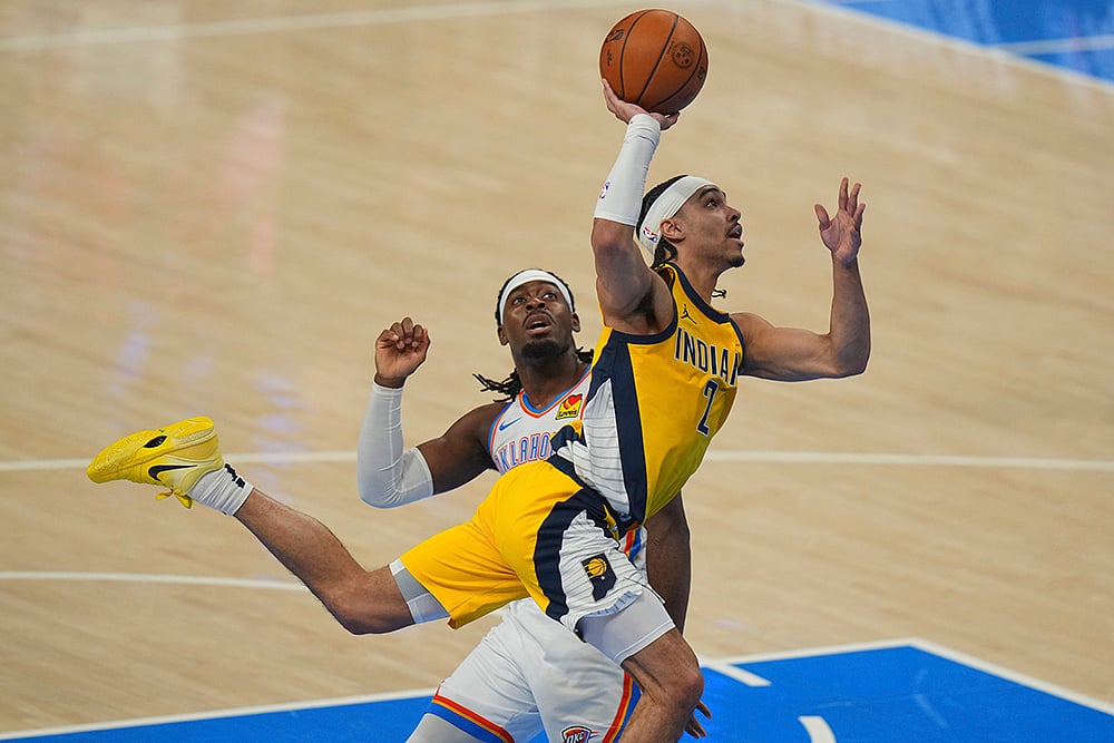 NBA Finals game 5 Oklahoma City Thunder vs Indiana pacers: Andrew Nembhard