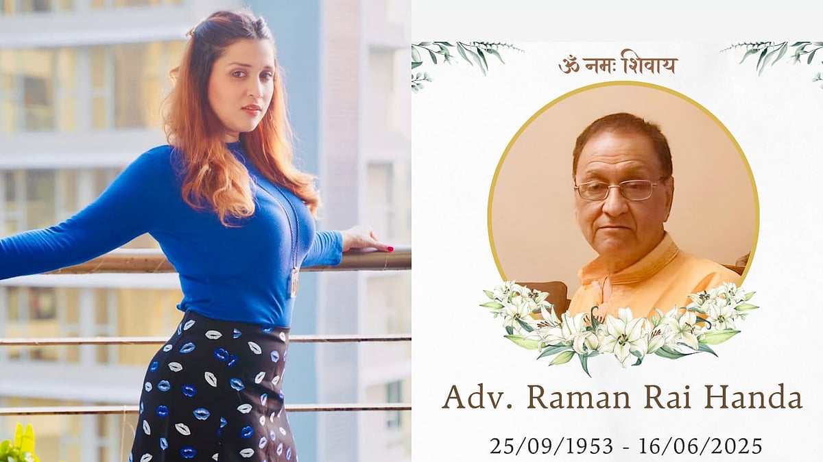 Instagram/Mannara Chopra : Mannara Chopra's father dies on June 16