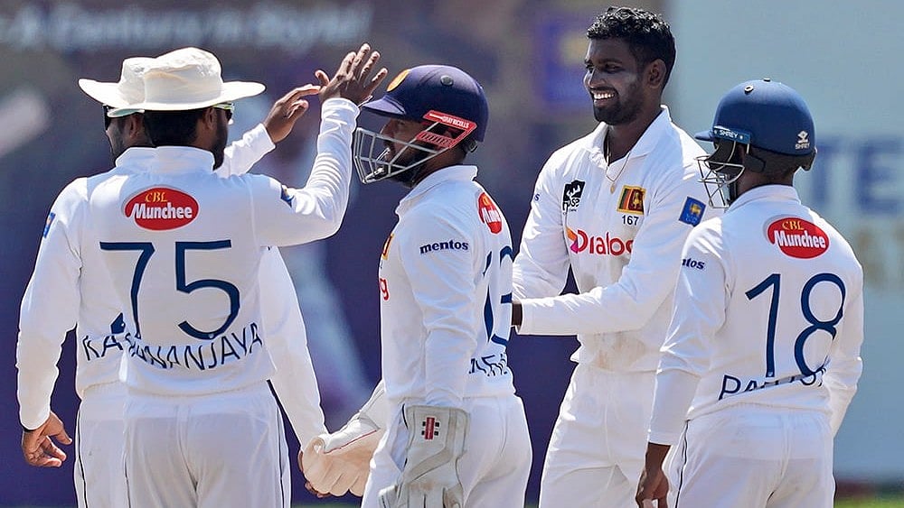 | Photo: AP/Eranga Jayawardena : SL vs BAN LIVE Score, 1st Test-Sri Lanka and Bangladesh kick off the new WTC cycle