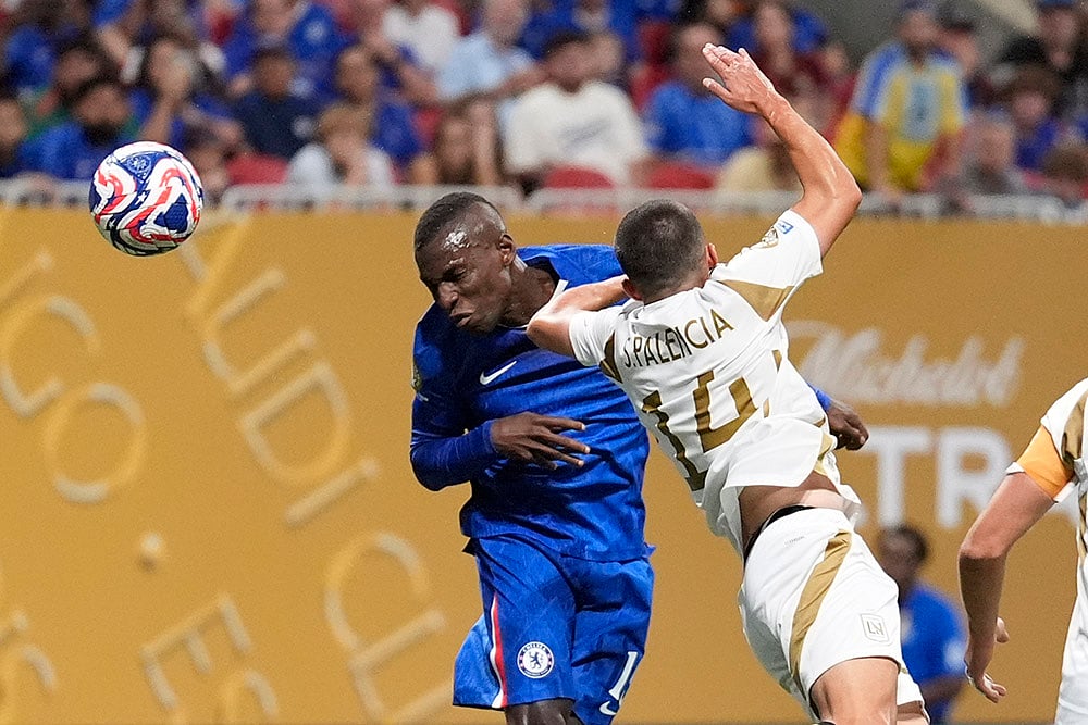 Nicolas Jackson Chelsea vs Los Angeles FC FIFA Club World Cup 2025 Group D match AP Photo