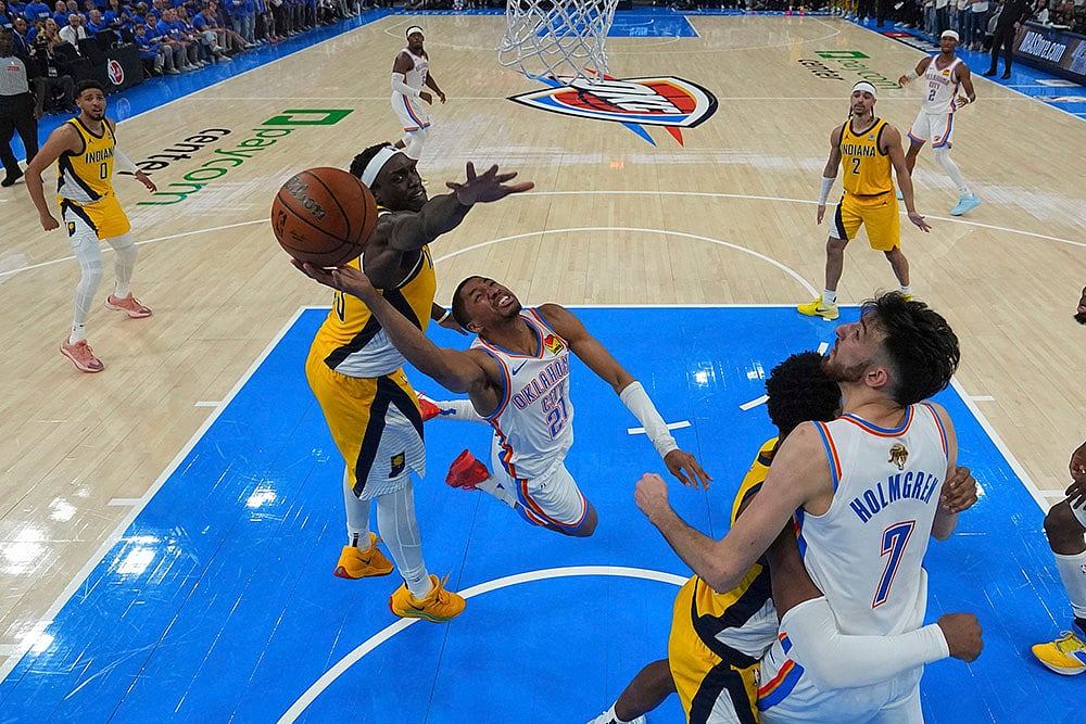 NBA Finals game 5 Oklahoma City Thunder vs Indiana pacers: Aaron Wiggins