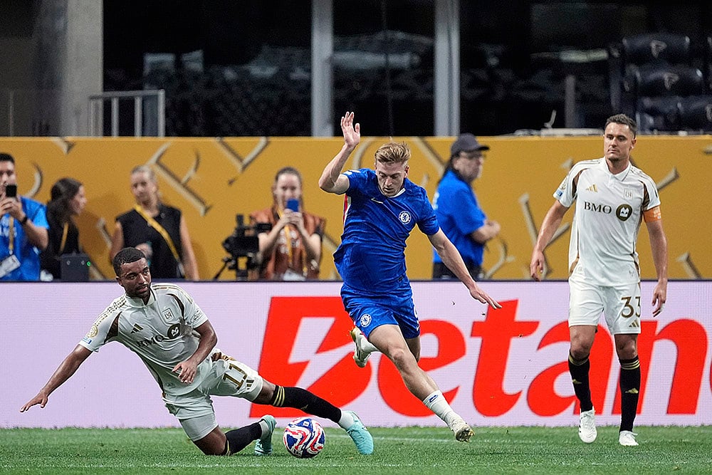 Timothy Tillman Chelsea vs Los Angeles FC FIFA Club World Cup 2025 Group D match AP Photo