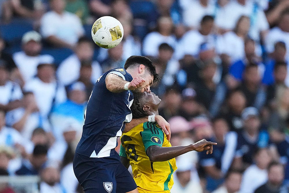 CONCACAF Gold Cup Soccer Group C match Jamaica vs Guatemala: Nicolas Samayoa
