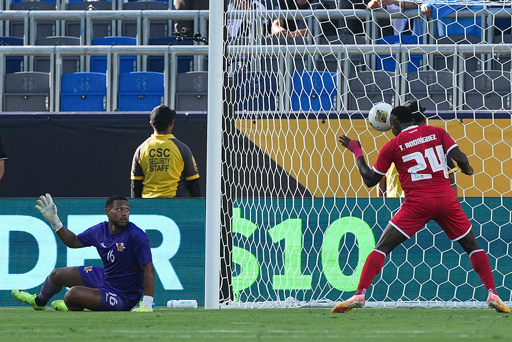 CONCACAF Gold Cup Soccer Group C match Panama vs Guadeloupe: Brice Cognard