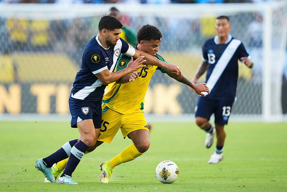 CONCACAF Gold Cup Soccer Group C match Jamaica vs Guatemala:  Joel Latibeaudiere
