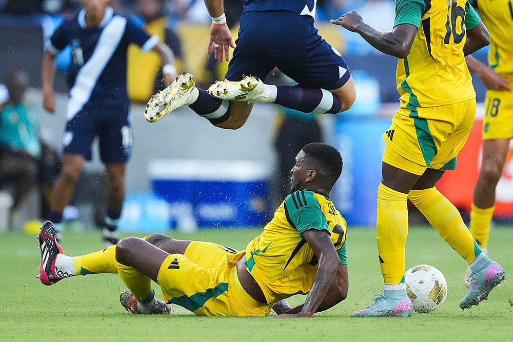 CONCACAF Gold Cup Soccer Group C match Jamaica vs Guatemala: Nicolas Samayoa