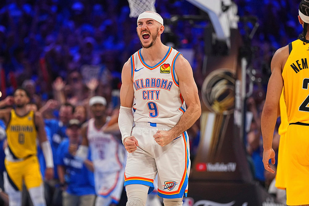 NBA Finals game 5 Oklahoma City Thunder vs Indiana pacers: Alex Caruso 