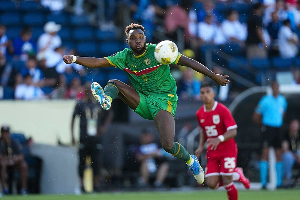 CONCACAF Gold Cup Soccer Group C match Panama vs Guadeloupe: Thierry Ambrose
