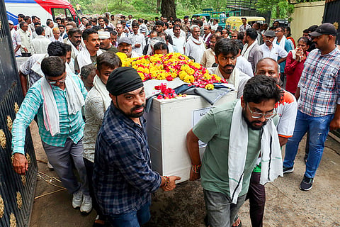 AI plane crash: Mortal remains of victims brought home