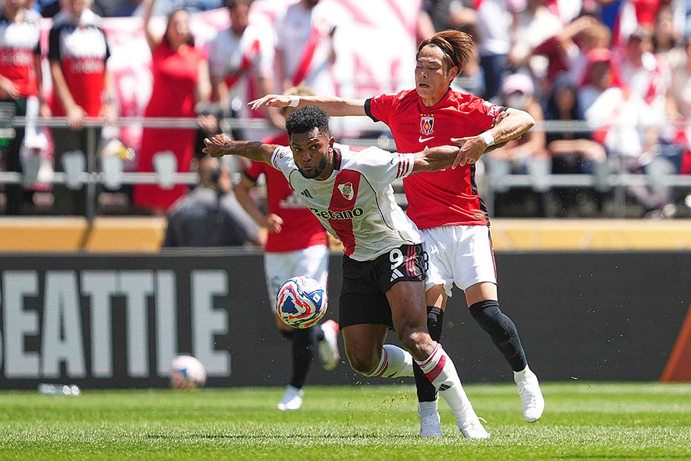 FIFA CWC 2025 group E match River Plate vs Urawa Red Diamonds_Miguel Borja 