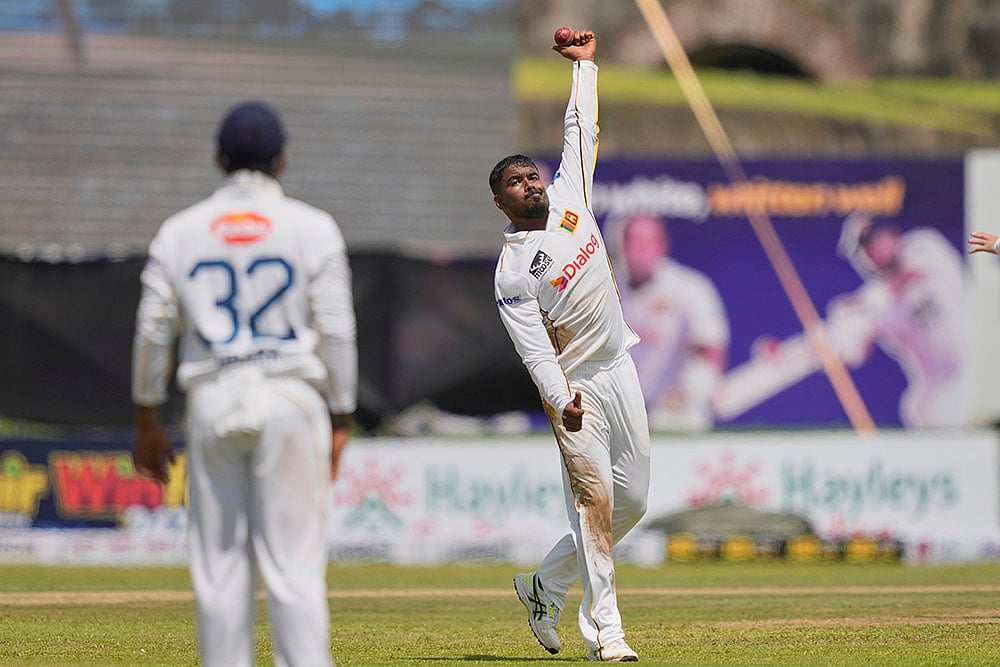 Sri Lanka vs Bangladesh, 1st cricket test day 1 photos from Galle_Tharindu Ratnayake