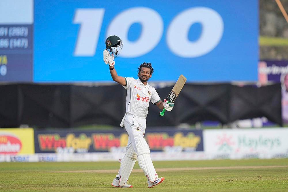Sri Lanka vs Bangladesh, 1st cricket test day 1 photos from Galle_Najmul Hossain Shanto