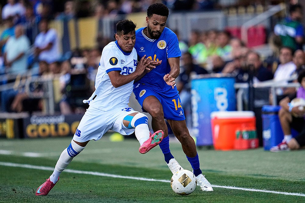 Concacaf Gold Cup 2025 match Curacao vs El Salvador_ Elvin Alvarado