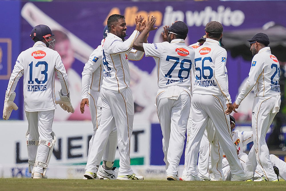 Sri Lanka vs Bangladesh, 1st cricket test day 1 photos from Galle_Tharindu Ratnayake
