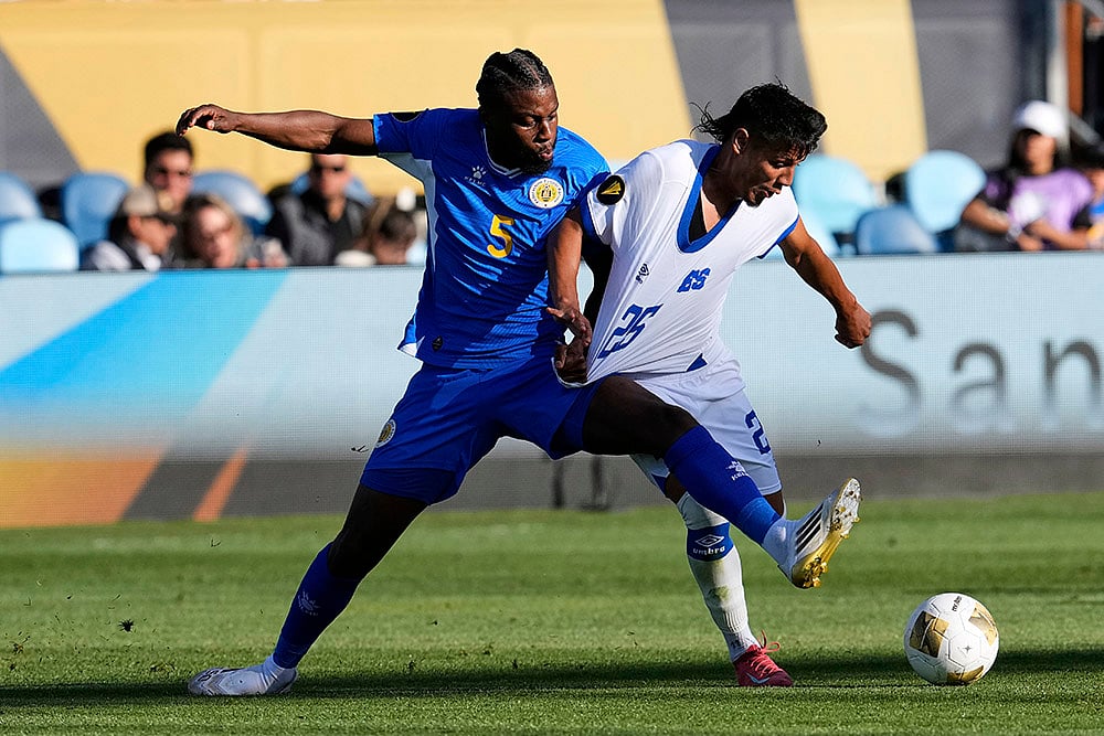 Concacaf Gold Cup 2025 match Curacao vs El Salvador_Sherel Floranus