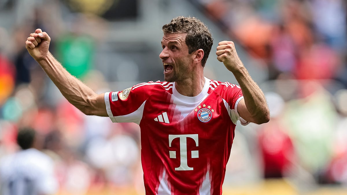 Bayern Munich's Thomas Muller