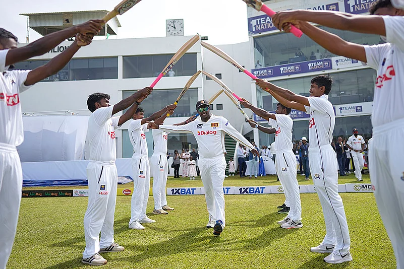 Sri Lanka vs Bangladesh, 1st cricket test day 1 photos from Galle_Angelo Mathews