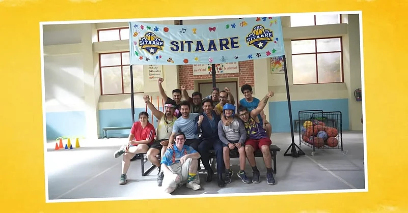 Shah Rukh Khan at Sitaare Zameen Par set