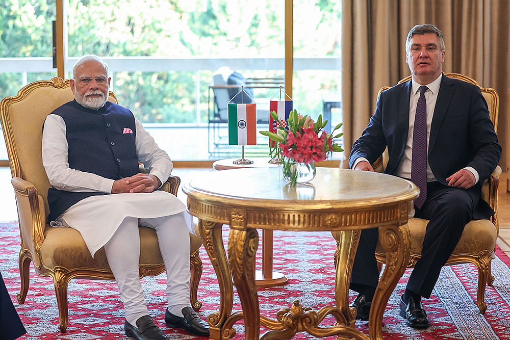 PM Modi in Croatia