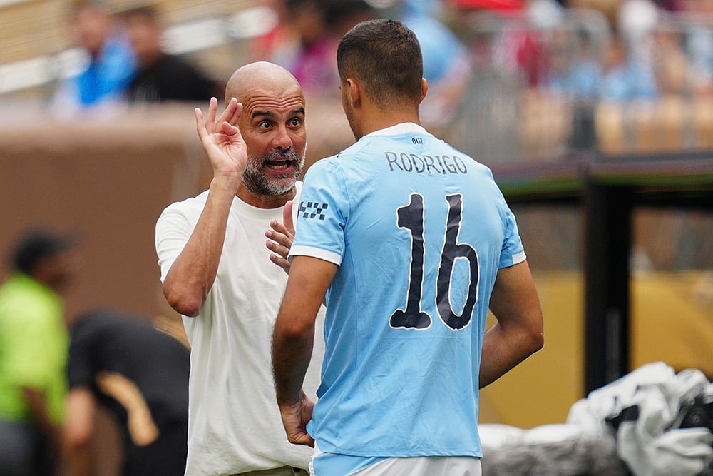 FIFA Club World Cup group G soccer Manchester City vs Wydad AC in Philadelphia_Pep Guardiola