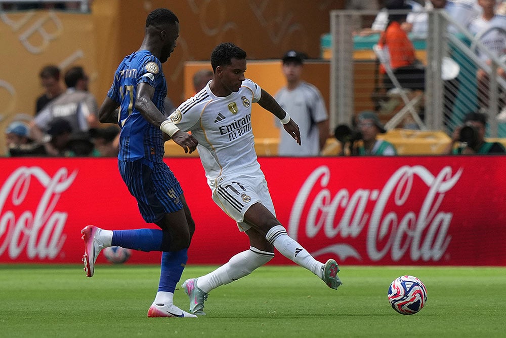 FIFA Club World Cup group H soccer Real Madrid vs Al-Hilal in Florida_Rodrygo