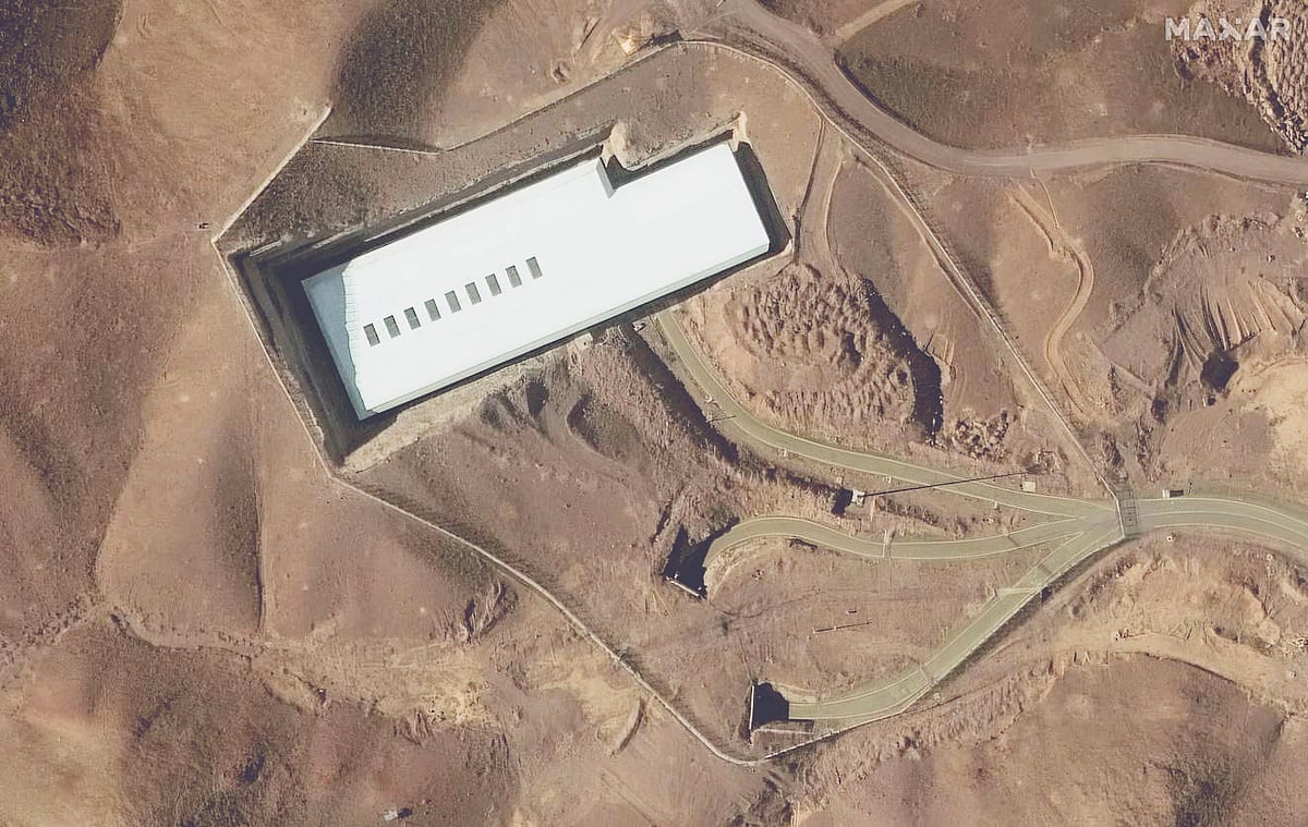 Maxar Technologies via AP : What’s Known about Iran’s Fordo Nuclear Site,