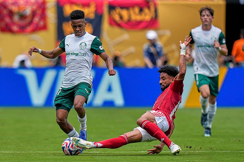 FIFA Club World Cup 2025 group A Soccer match Palmeiras vs Al Ahly: Marwan Attia 