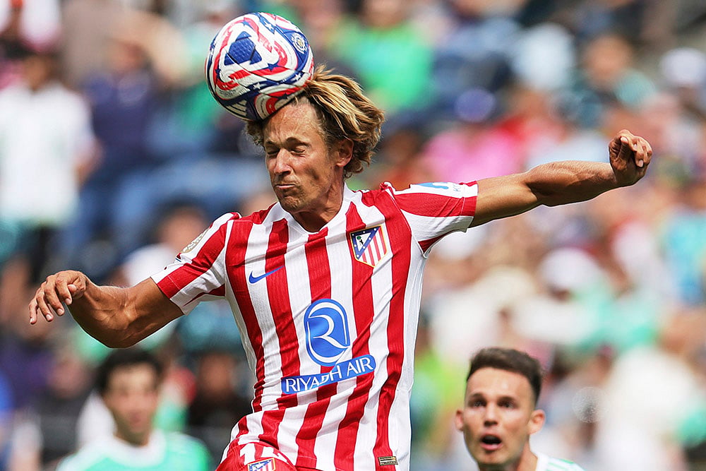 FIFA Club World Cup 2025 group B Soccer match Seattle Sounders vs Atletico Madrid: Marcos Llorente