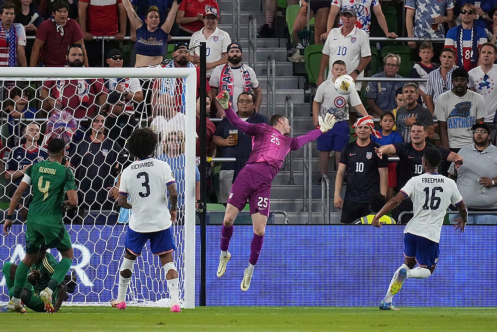 Concacaf Gold Cup 2025 group D match Saudi Arabia vs USA: Matt Freese