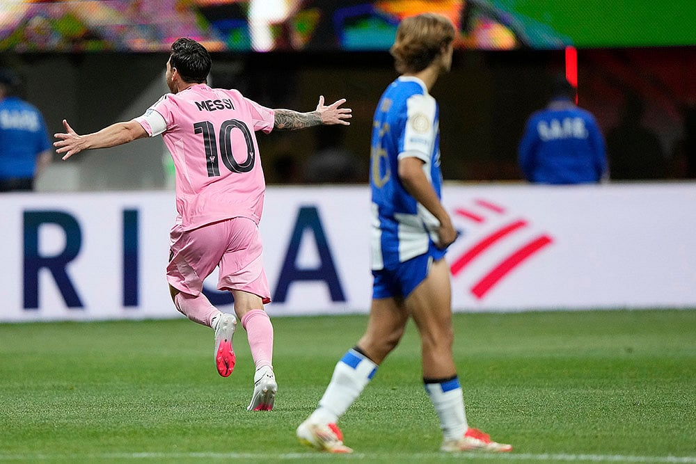 FIFA Club World Cup 2025 group A Soccer match Inter Miami vs Porto: Lionel Messi