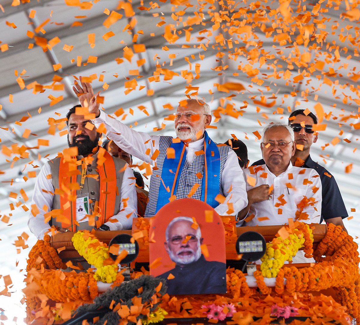 PTI : PM Modi in Siwan, Bihar