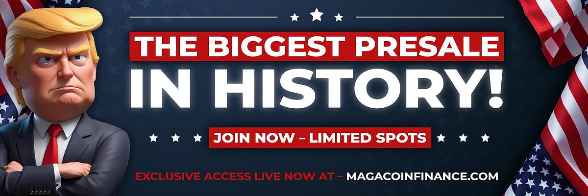 Megacoin historic presale promo banner