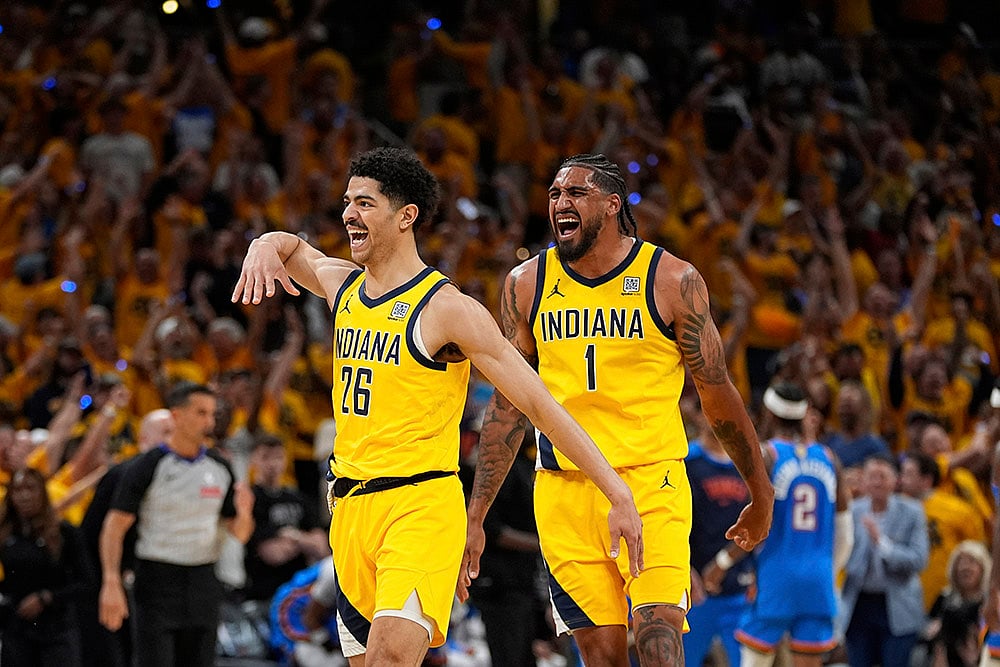 NBA Finals 2025 Game 6 Pacers vs Thunder basketball photos: Ben Sheppard