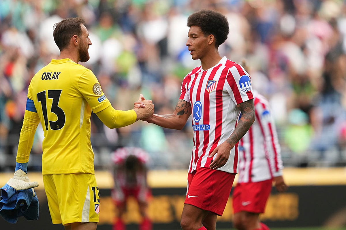 FIFA Club World Cup 2025 group B Soccer match Seattle Sounders vs Atletico Madrid: Axel Witsel