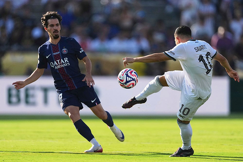 FIFA Club World Cup 2025 group B Soccer match PSG vs Botafogo: Jefferson Savarino