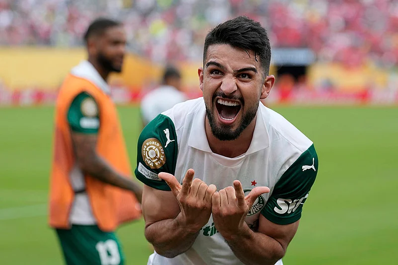 FIFA Club World Cup 2025 group A Soccer match Palmeiras vs Al Ahly: Jose Manuel Lopez