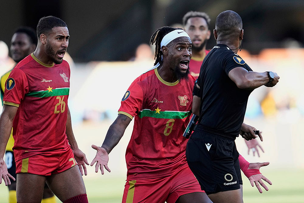 Concacaf Gold Cup 2025 group C match Jamaica vs Guadeloupe_Ange-Freddy Plumain