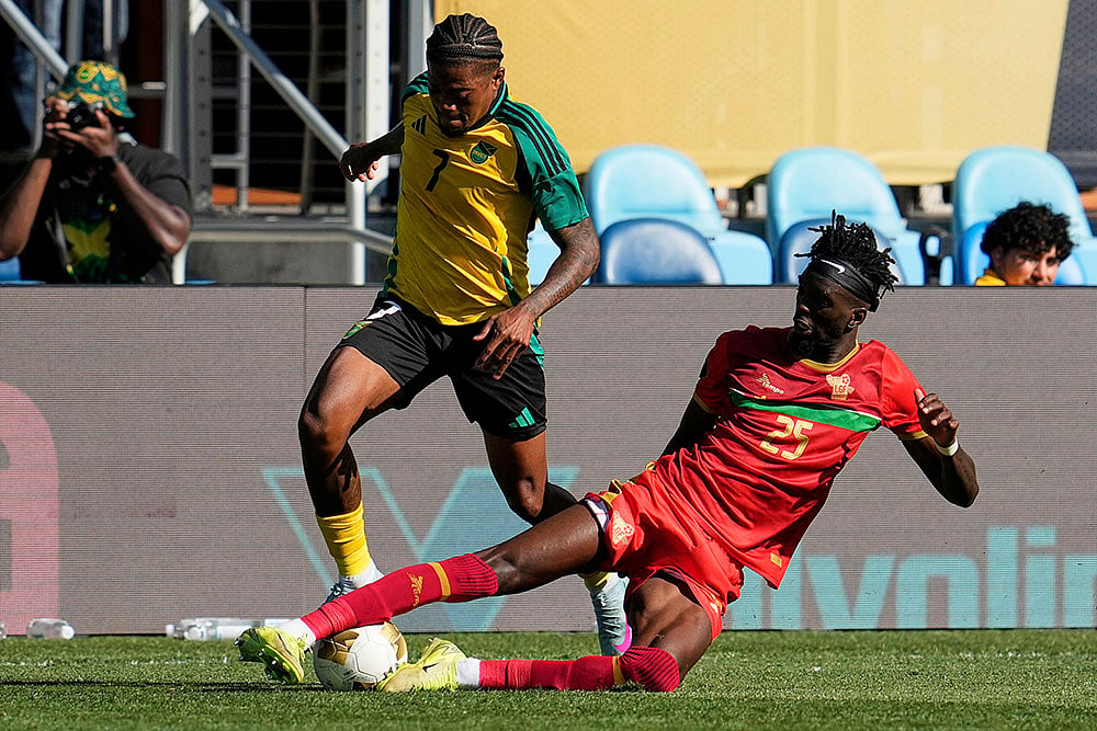 Concacaf Gold Cup 2025 group C match Jamaica vs Guadeloupe_Steve Solvet