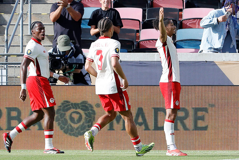 Concacaf Gold Cup 2025 group B match Canada vs Curacao in Texas_Nathan Saliba