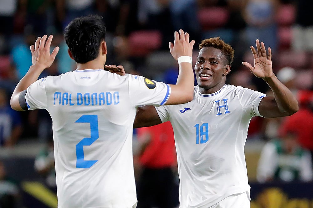 Concacaf Gold Cup 2025 group B match Honduras vs El Salvador at Texas_Denil Maldonado 