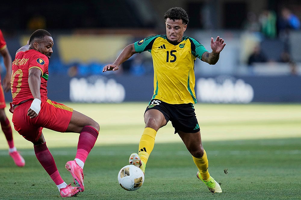 Concacaf Gold Cup 2025 group C match Jamaica vs Guadeloupe_Matthias Phaëton
