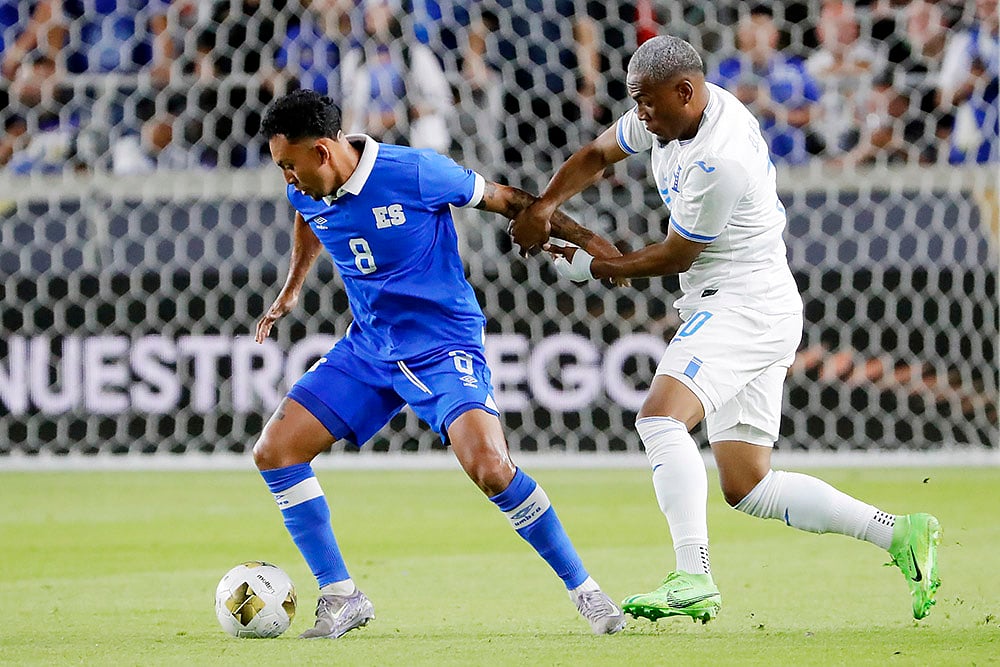 Concacaf Gold Cup 2025 group B match Honduras vs El Salvador at Texas_Brayan Landaverde