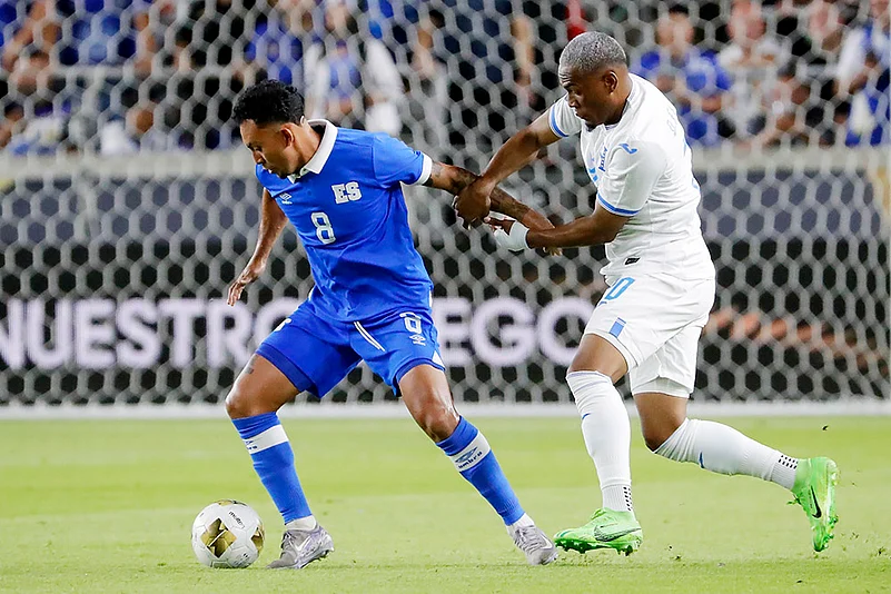 Concacaf Gold Cup 2025 group B match Honduras vs El Salvador at Texas_Brayan Landaverde