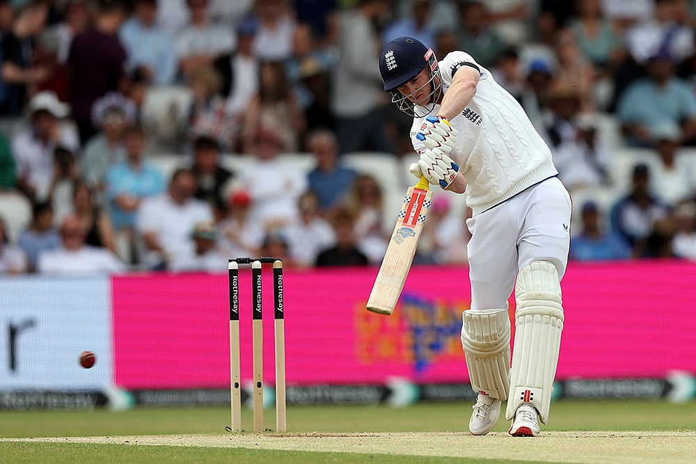 India vs England Headingley Test cricket day 3 photos: Harry Brook