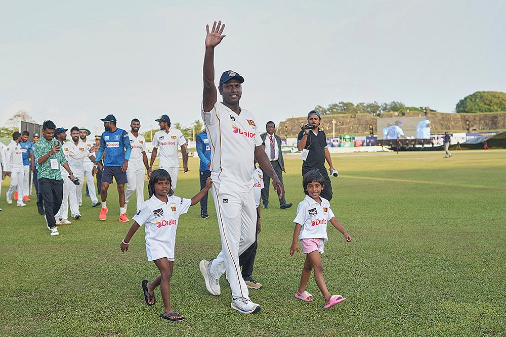 Sri Lanka Vs Bangladesh, 1st Test Day 5 at Galle_Angelo Mathews