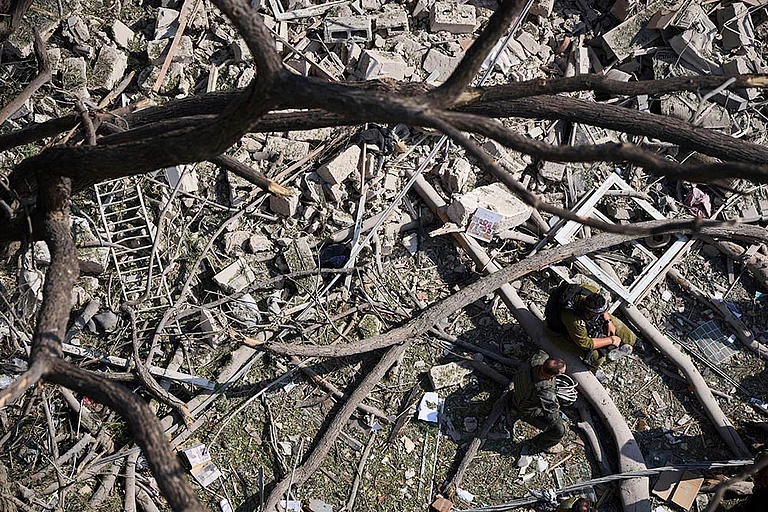 Representative image: US Strikes nuclear facilities in Iran - | Photo: AP/Oded Balilty