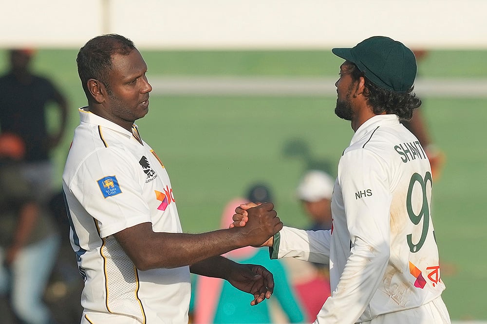 Sri Lanka Vs Bangladesh, 1st Test Day 5 at Galle_Angelo Mathews