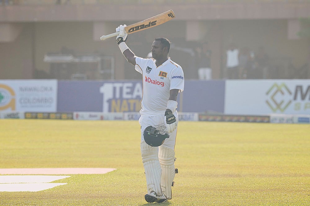 Sri Lanka Vs Bangladesh, 1st Test Day 5 at Galle_Angelo Mathews